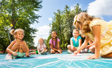 Kids on Playground